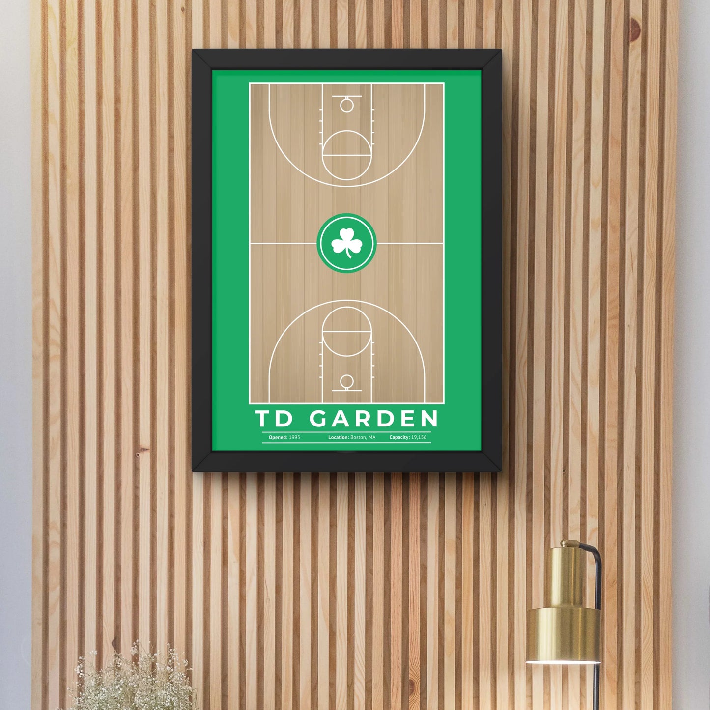 Boston Celtics, TD Garden Art,Basketball Print
