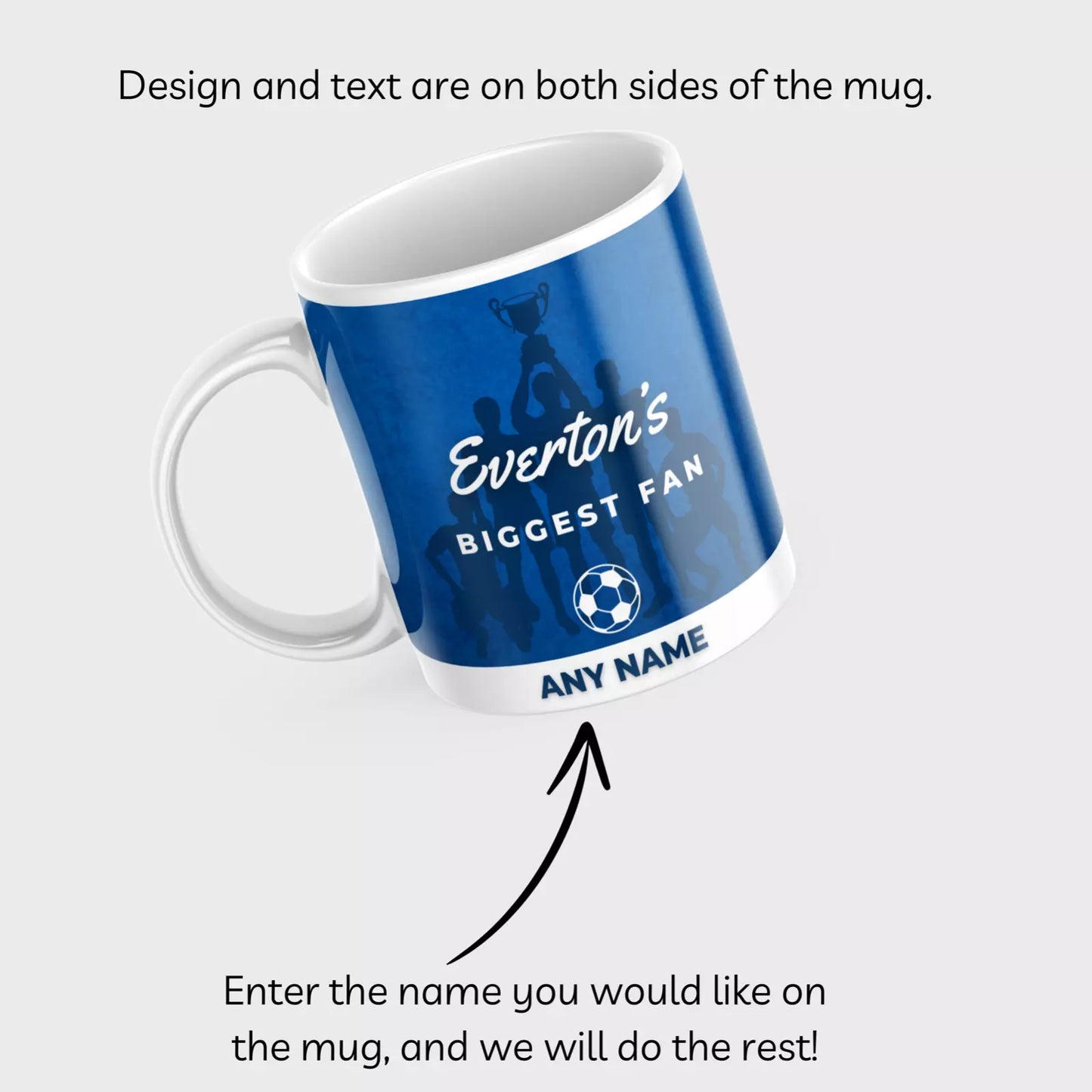 Personalised Everton Football Mug