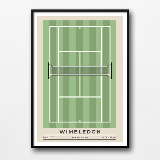 Wimbledon Tennis Court Print