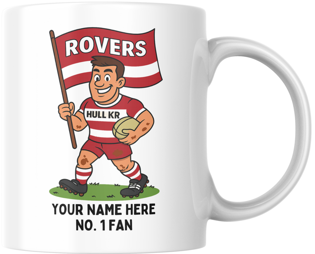 Personalised Hull KR Rugby Mug