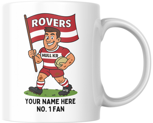 Personalised Hull KR Rugby Mug